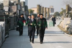 区向导考察团莅临人生就是搏集团检查指导事情